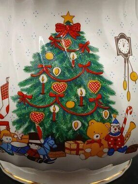 Vtg Sadler Windsor Teapot Christmas Tree Gold Trim Made In England | Collectible